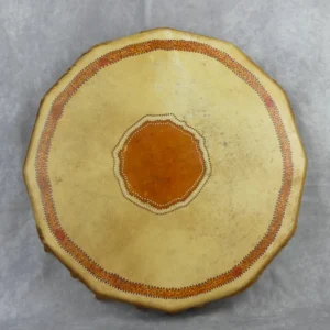Tambour chamanique en peau de cheval   40 cm